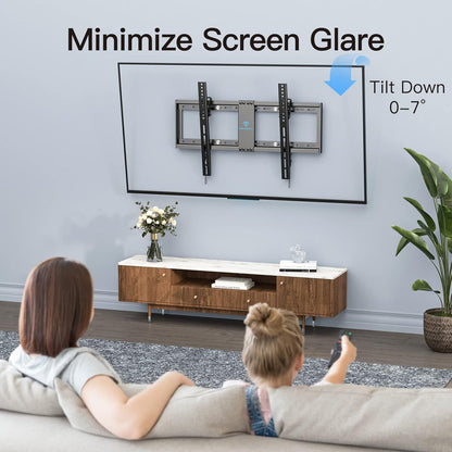 Perlesmith UL Listed Tilt TV Mount For 37 To 82 Inch