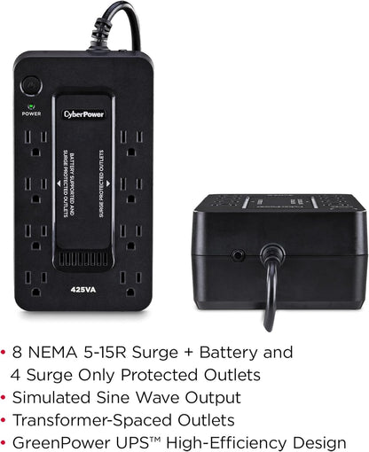 CyberPower ST425 Standby UPS System With Battery Backup