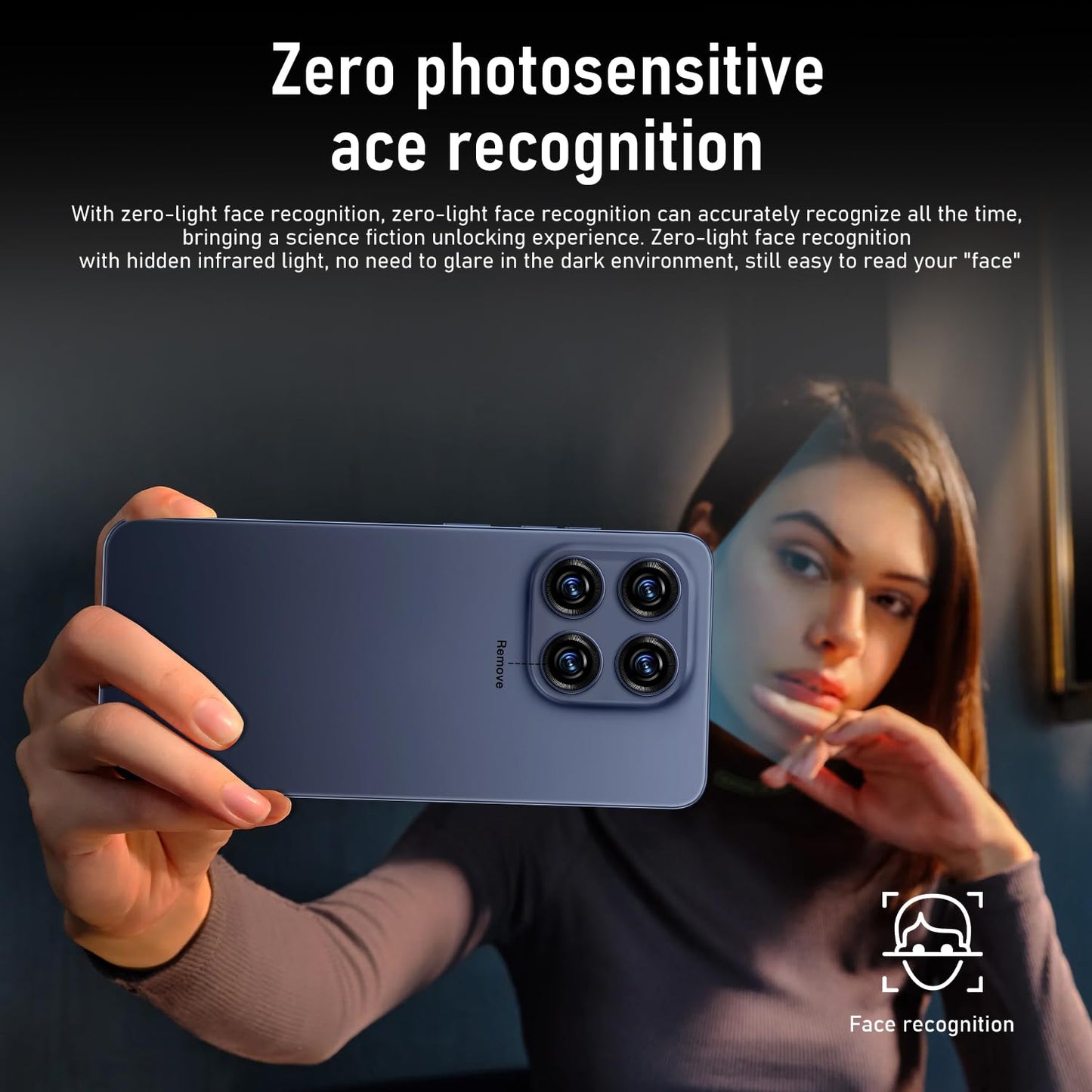 MMY 16PROMA X Unlocked Phone 6.99in HD Android 14 7000mAh 5G 16GB 512GB Deep Blue