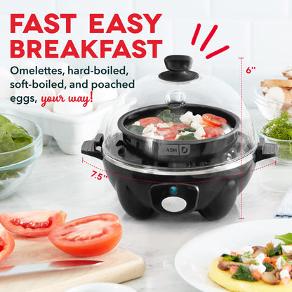 Dash Rapid Egg Cooker 6 Egg Capacity Auto Shut Off Aqua