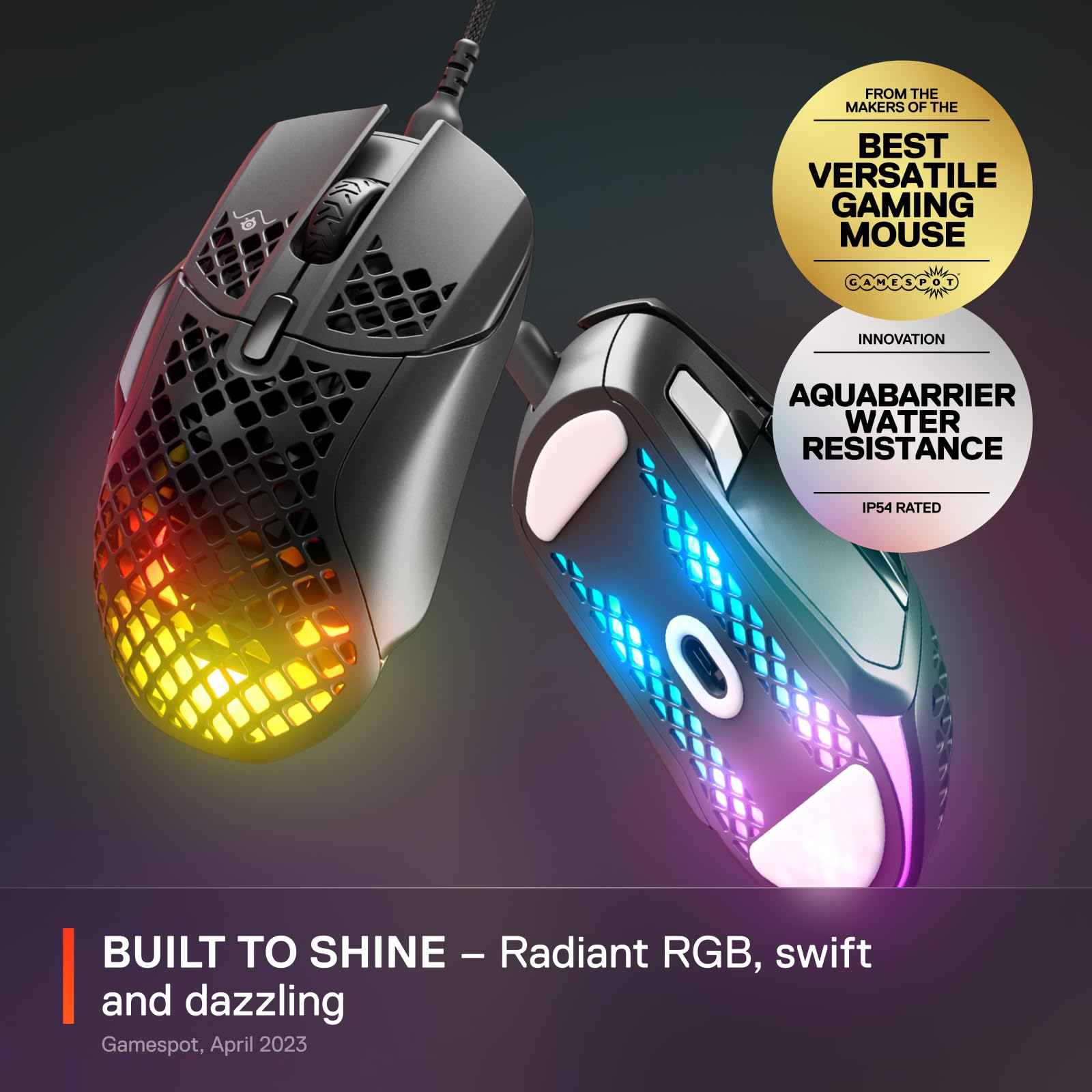 SteelSeries Aerox 5 Lightweight RGB Gaming Mouse