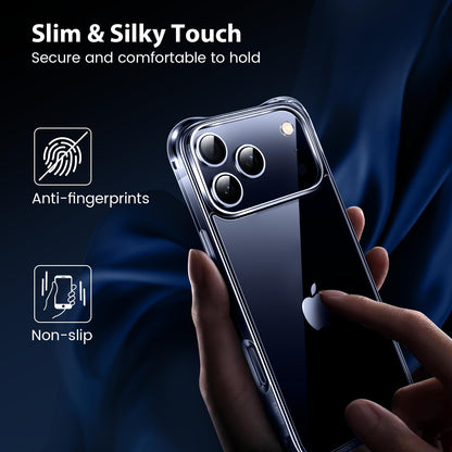 Mkeke Clear Case for iPhone 17 Pro Max Shockproof Bumper