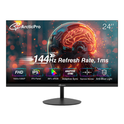 22 Inch Full HD Monitor 100Hz Frameless VESA Low Blue Mode