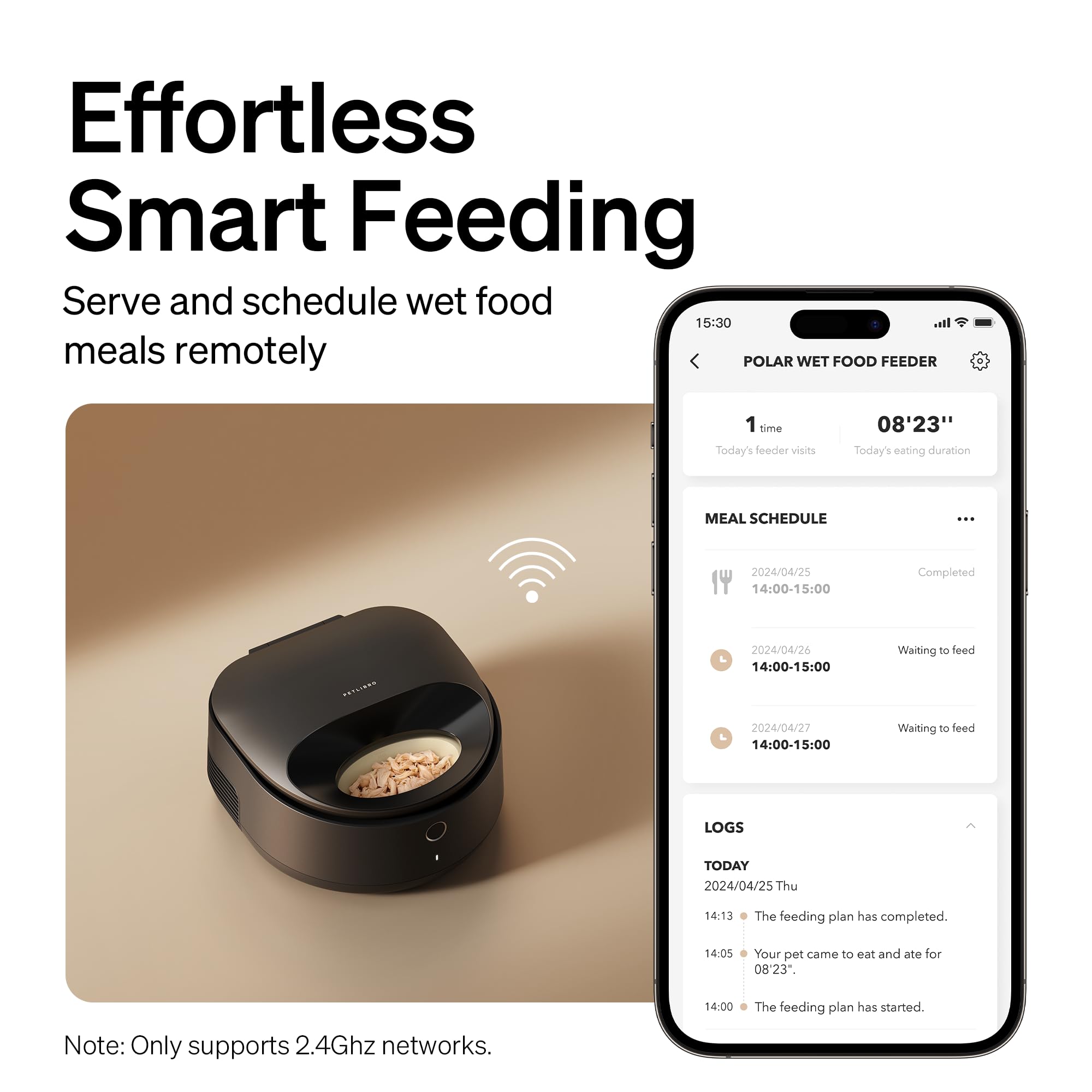 Automatic Cat Feeder with App Control and Freshness