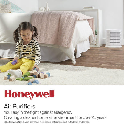 Honeywell HEPA Air Purifier for Large Rooms Reduces Allergens