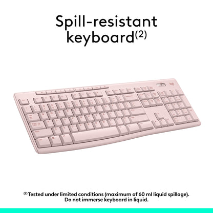 Logitech MK270 Wireless Keyboard and Mouse Combo for Easy Computing