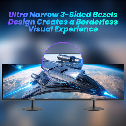 22 Inch Full HD Monitor 100Hz Frameless VESA Low Blue Mode