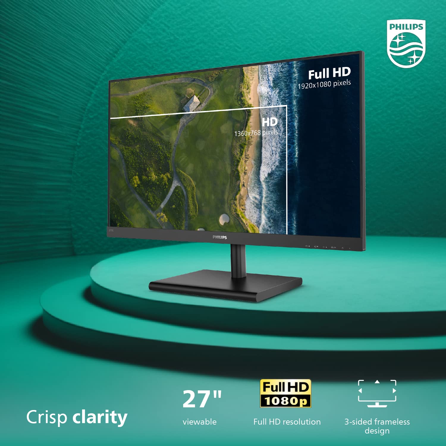 Philips 24 Inch Full HD Monitor with Eye Care Technology