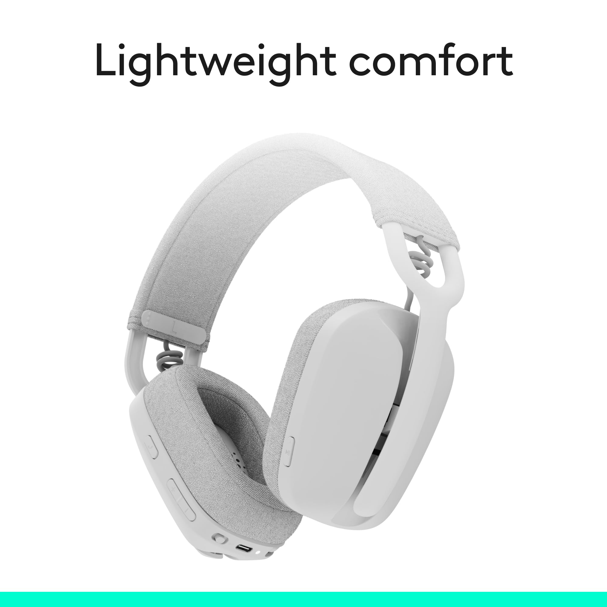 Logitech Zone Vibe 100 Wireless Headphones with Noise Canceling Microphone