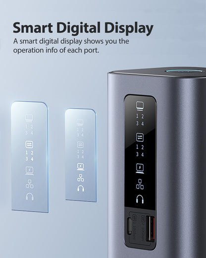 Baseus Spacemate 11 In 1 Docking Station 4K HDMI DP USB C