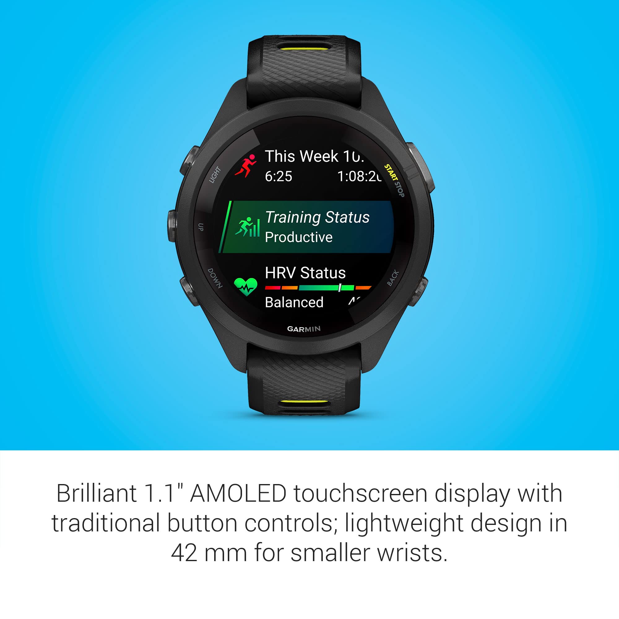 Garmin Forerunner 265 Running Watch With Training Insights