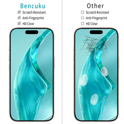 2 Pack iPhone 16 Pro Max 6.9 Inch Tempered Glass Screen Protector Full Coverage