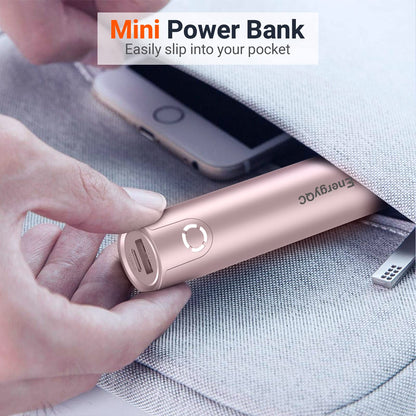 EnergyQC 5000mAh Fast Charging Portable Charger USBC Input