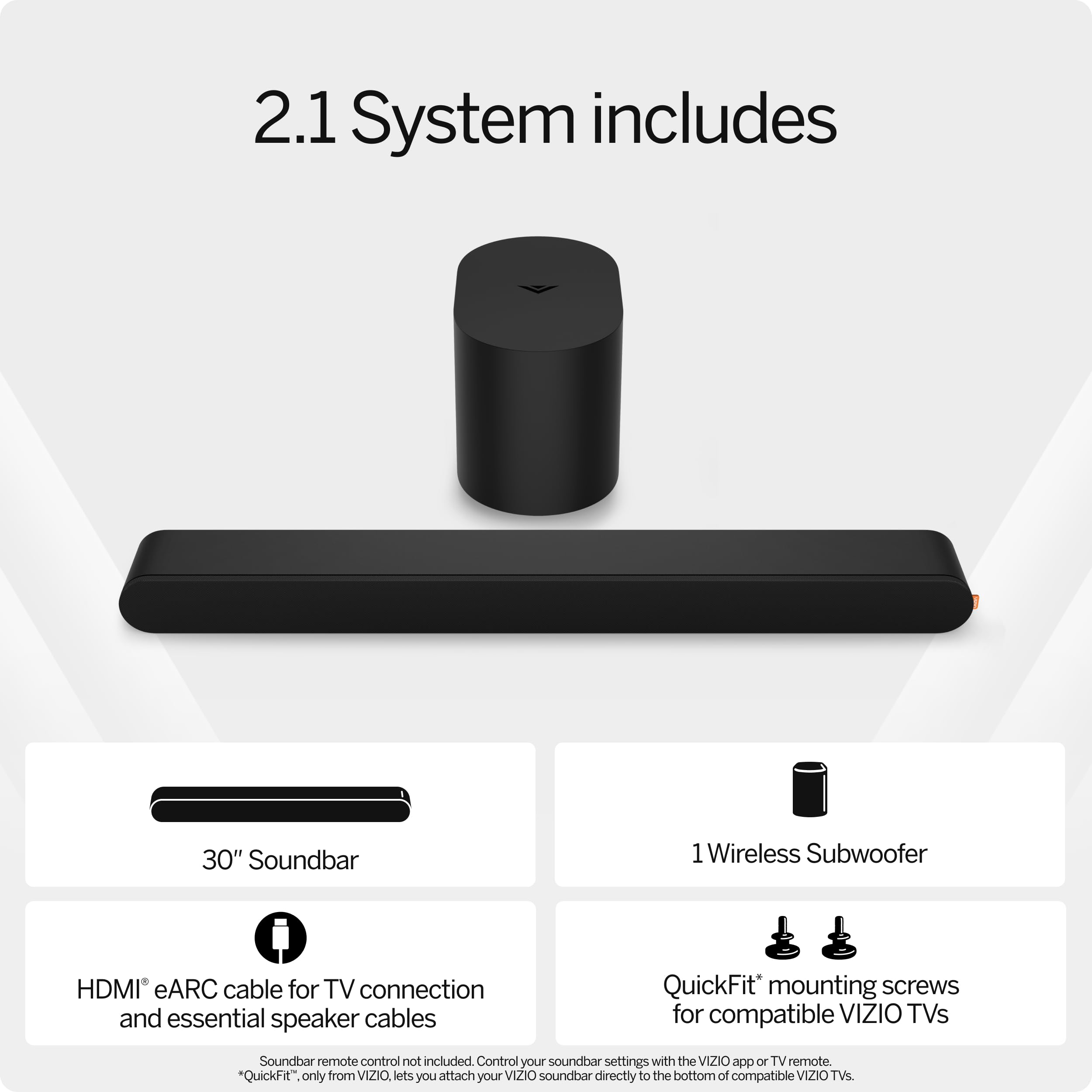 VIZIO 5.1 Surround Soundbar with Immersive Dolby Atmos