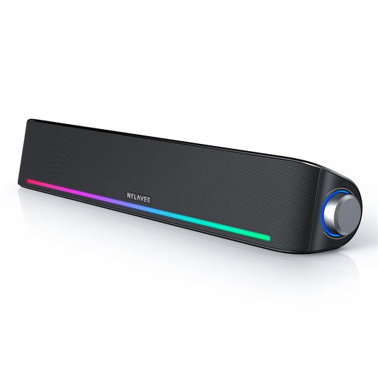 Hi-Fi Bluetooth Computer Speakers with Dynamic Lighting