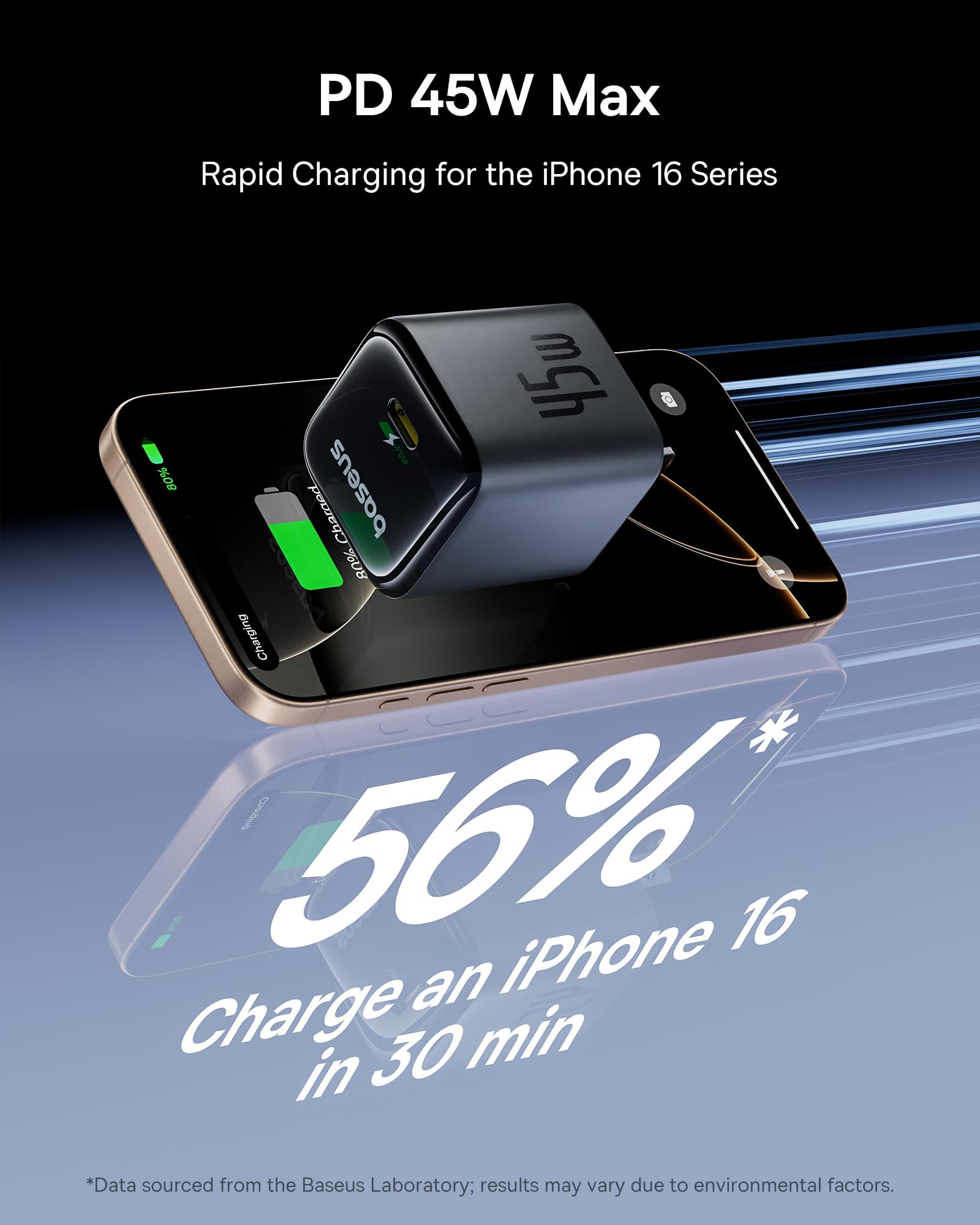 Baseus 45W USB C Fast Charger Block 2 Pack
