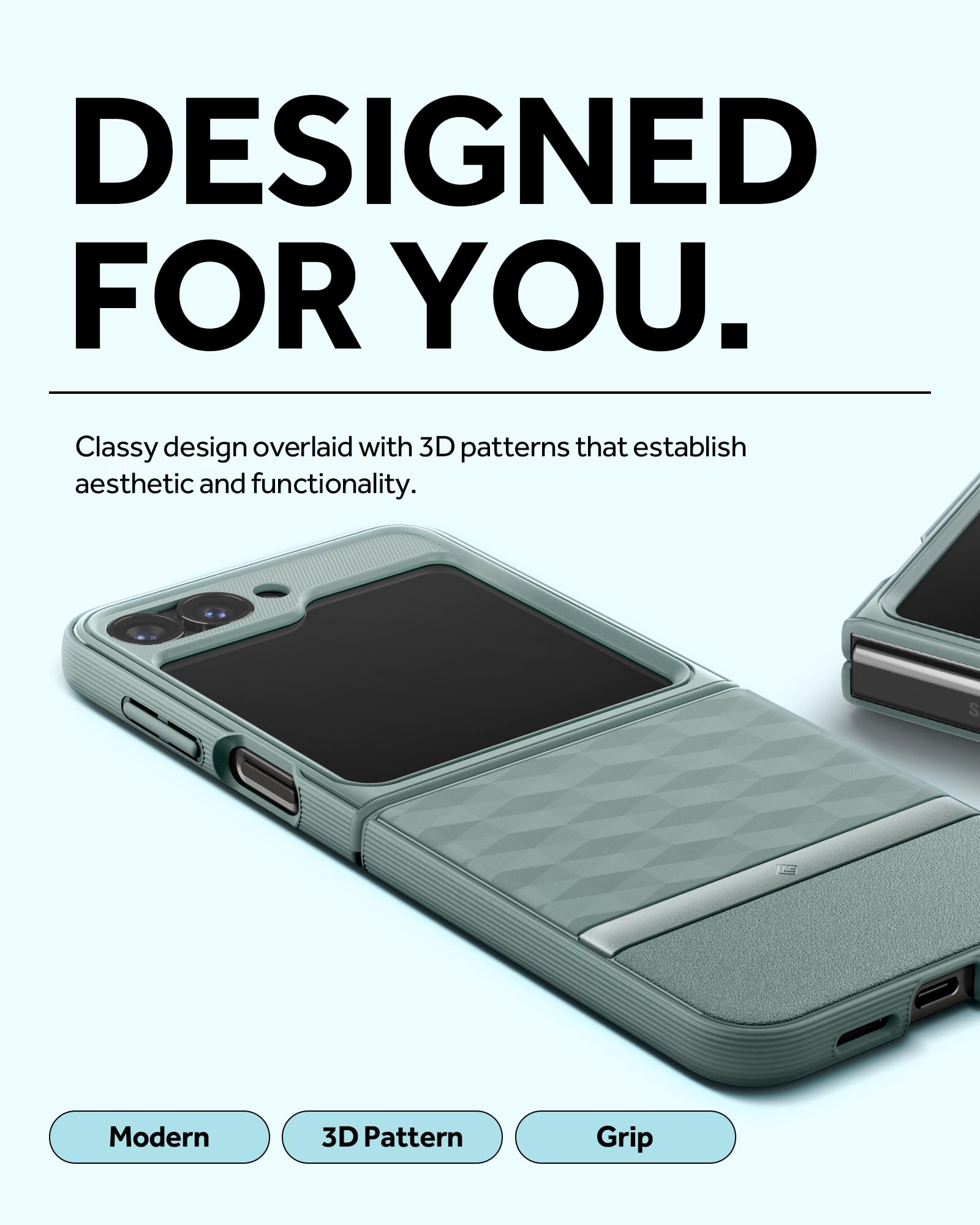 Caseology Parallax Ergonomic Protective Case for Galaxy Z Flip 6