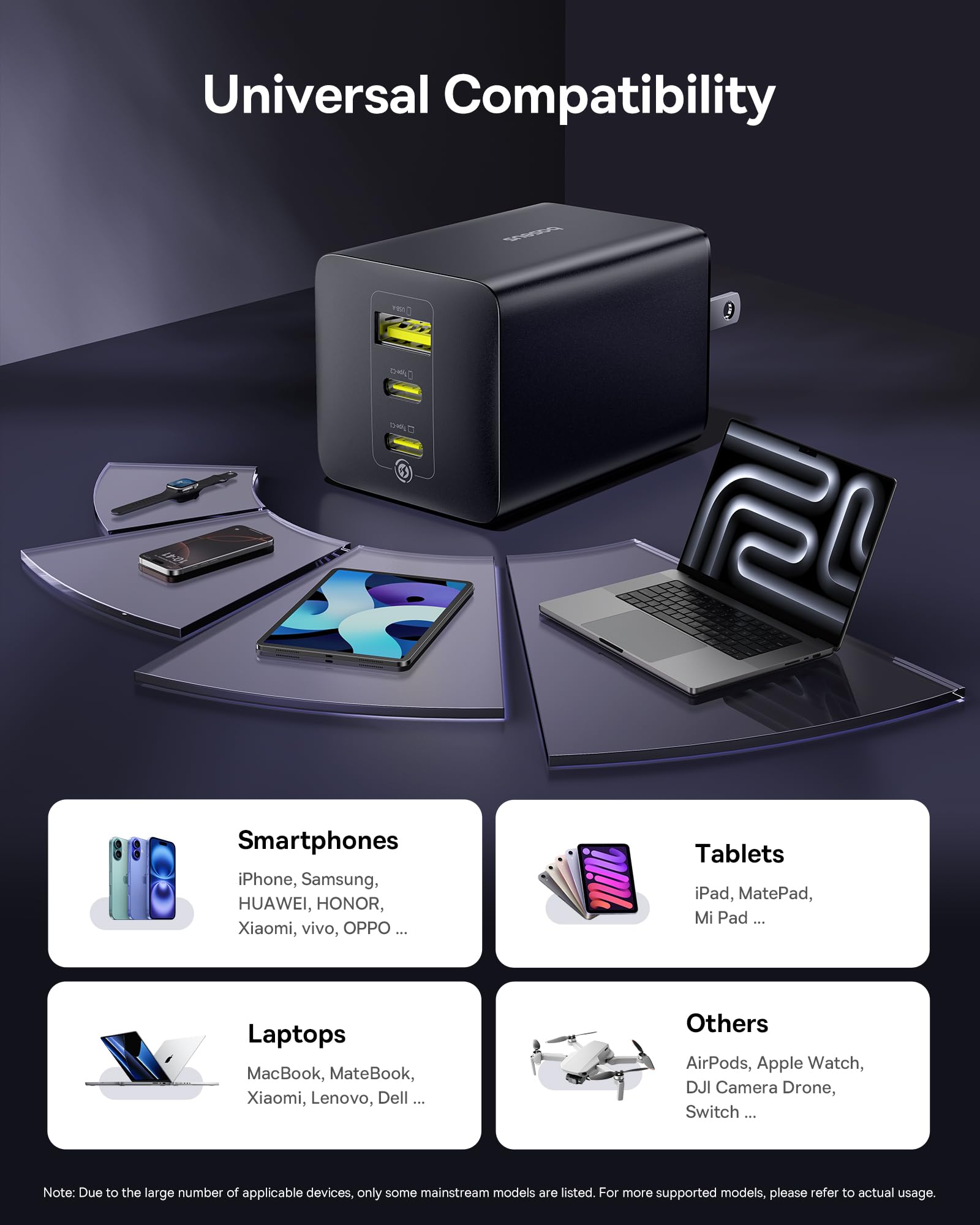 Baseus 100W USB C Charger Fast Power Adapter
