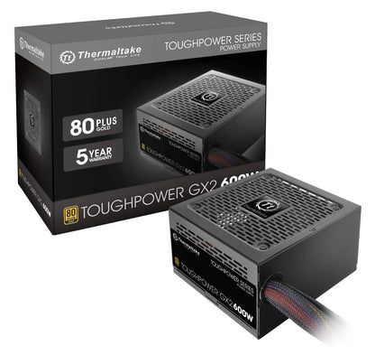 Thermaltake Toughpower GX2 600W Power Supply With Gold Efficiency