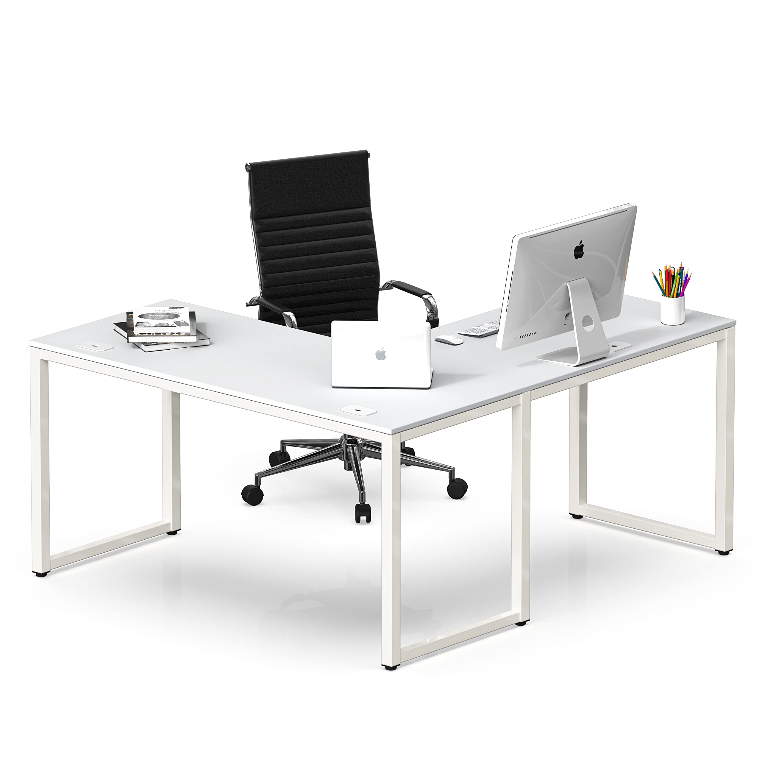 Commercial-Grade L-Shape Corner Desk for Efficient Workspaces