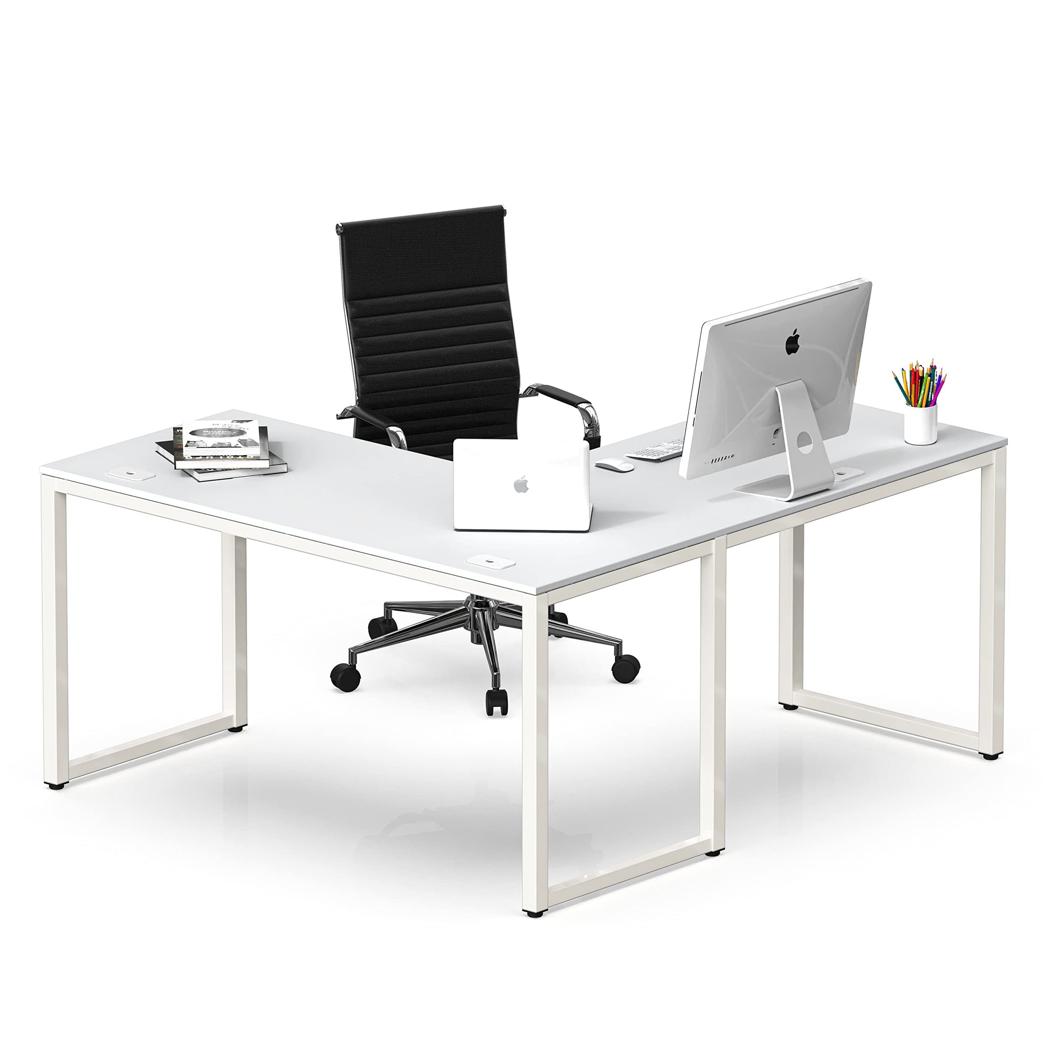 Commercial-Grade L-Shape Corner Desk for Efficient Workspaces