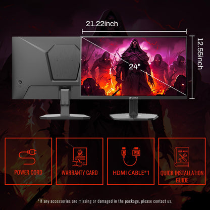 Sansui 27 Inch WQHD Gaming Monitor 180Hz 1ms DP HDMI HDR