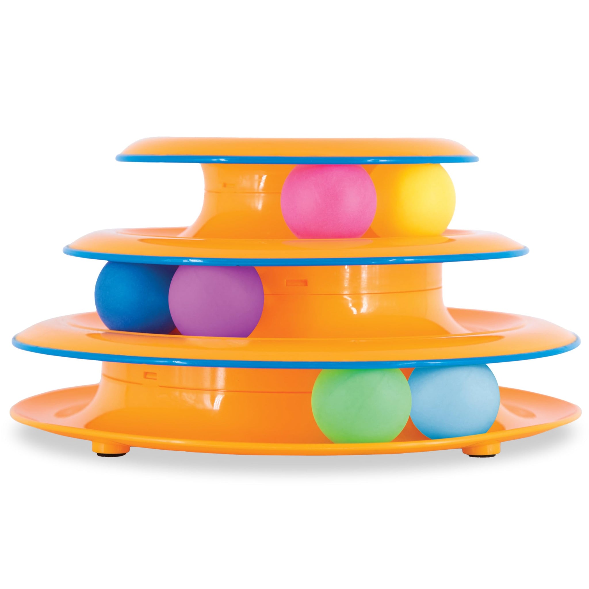Interactive Three Level Cat Track Toy for Endless Fun