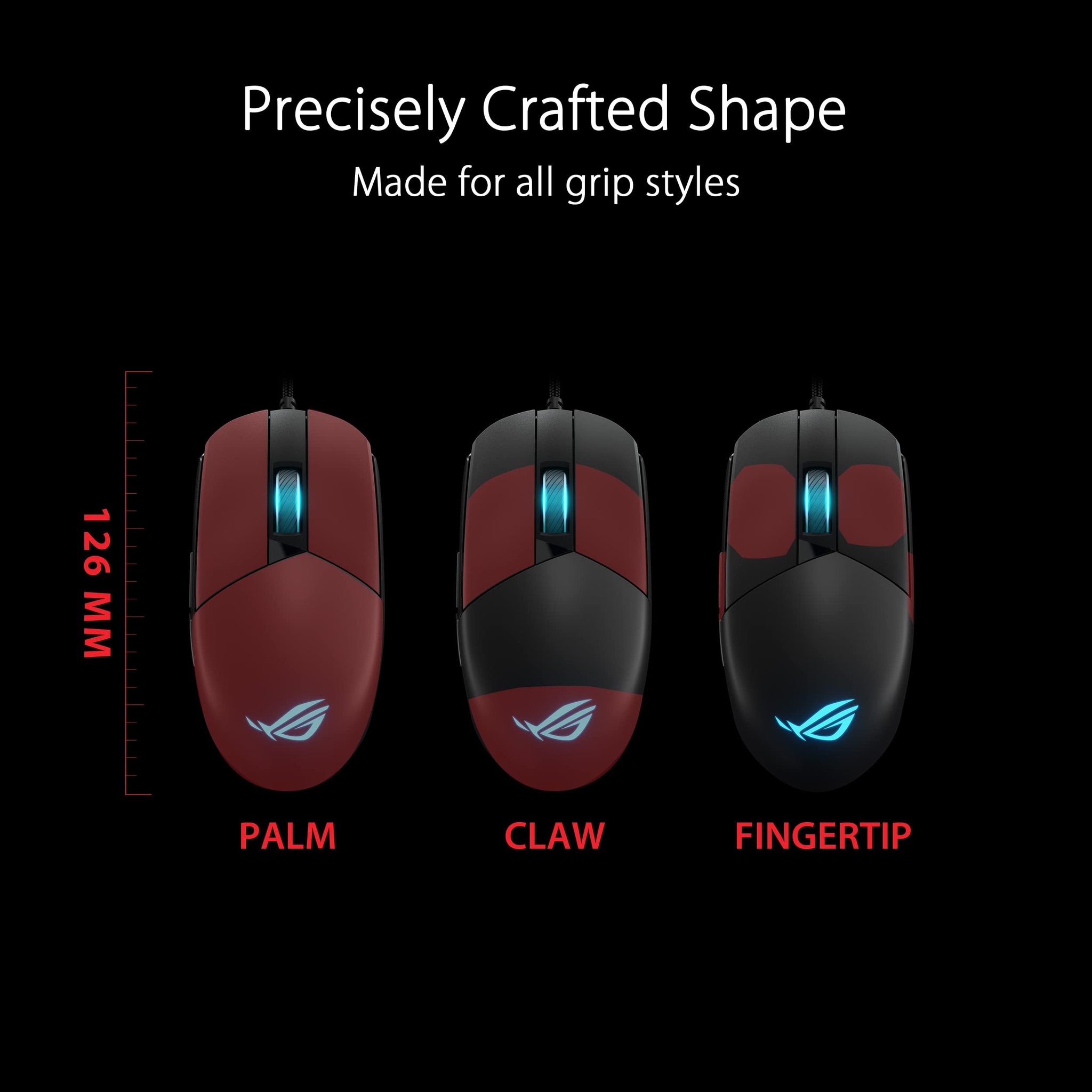 ASUS ROG Strix Impact III Wireless Gaming Mouse Lightweight Precision