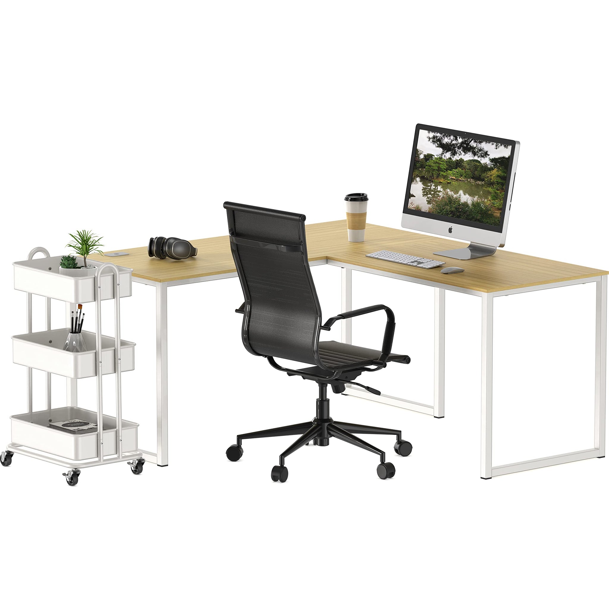 L Shape Home Office Desk for Maximal Workspace