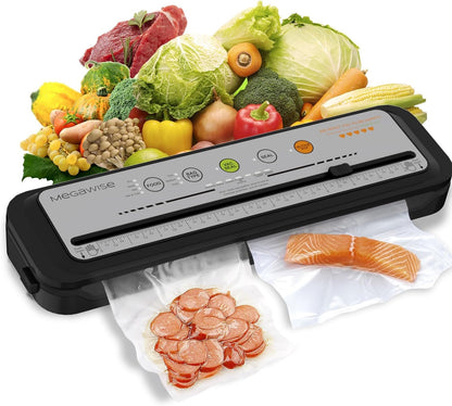 MegaWise Vacuum Sealer Machine With 80kPa Suction Power