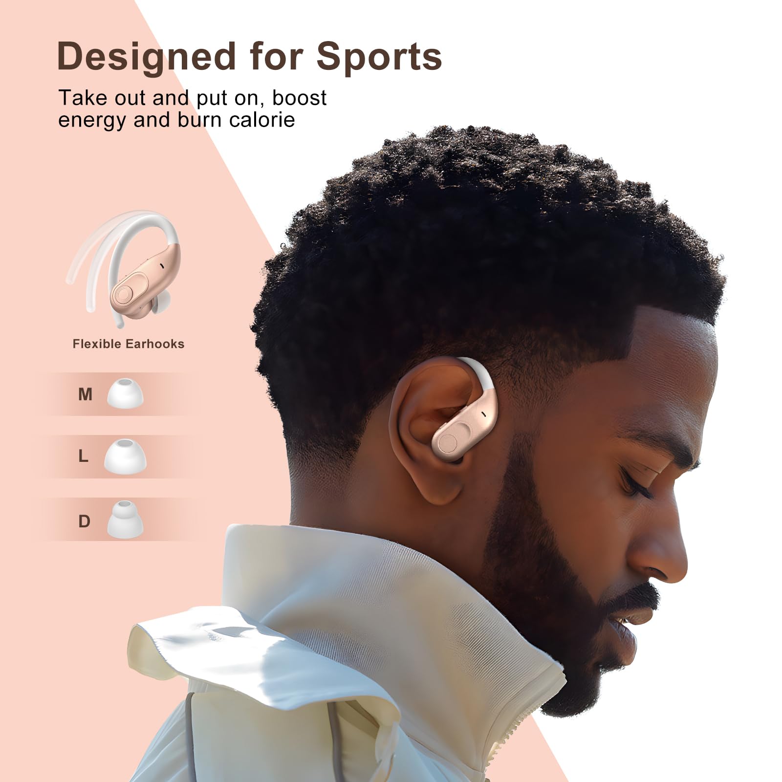 Wireless Earbuds with 130 Hours Playtime and Hi-Fi Sound