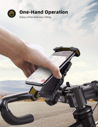 Lamicall Bike Phone Holder for Motorcycle Handlebar Clamp