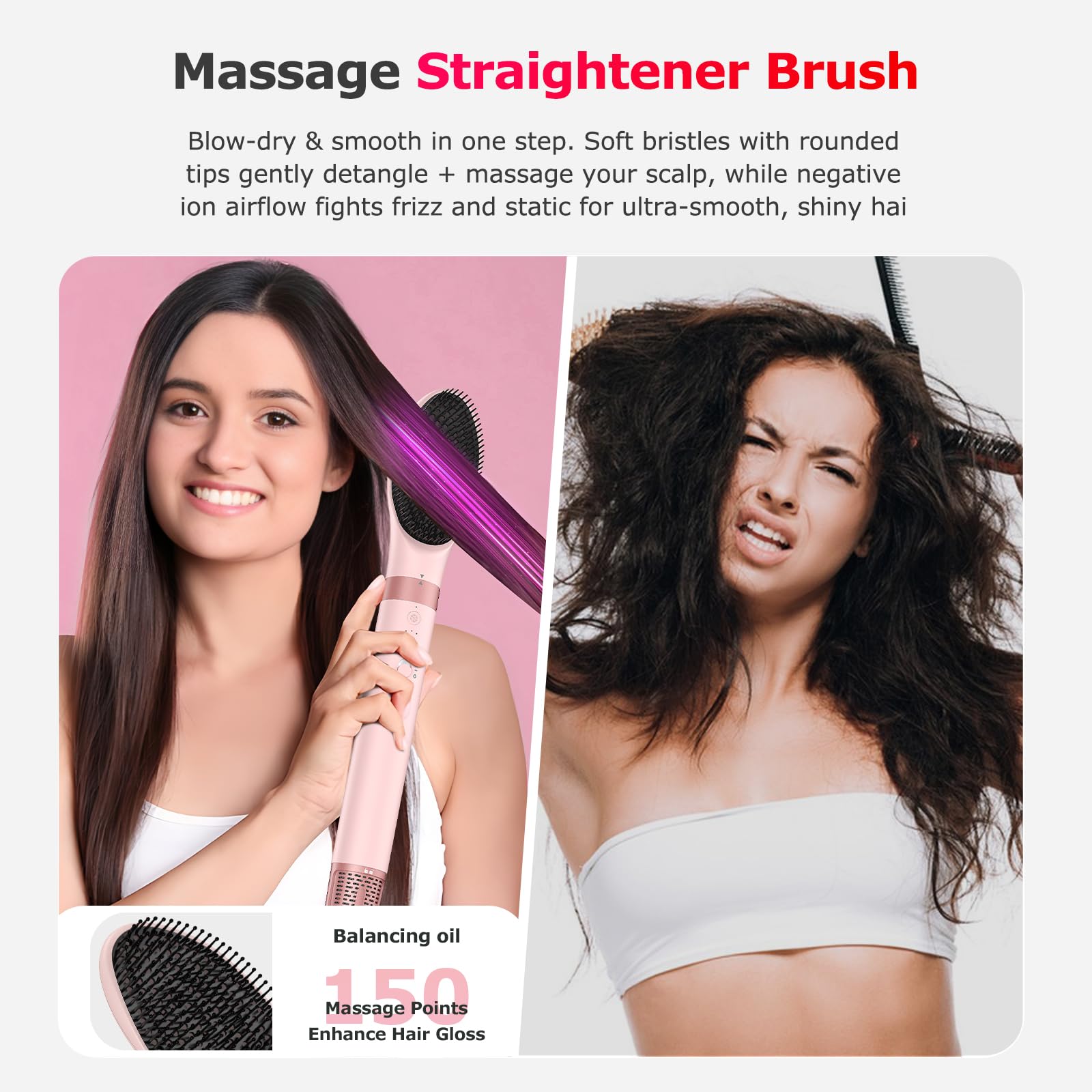 5 In 1 Hair Dryer Brush for Frizz Free Volume