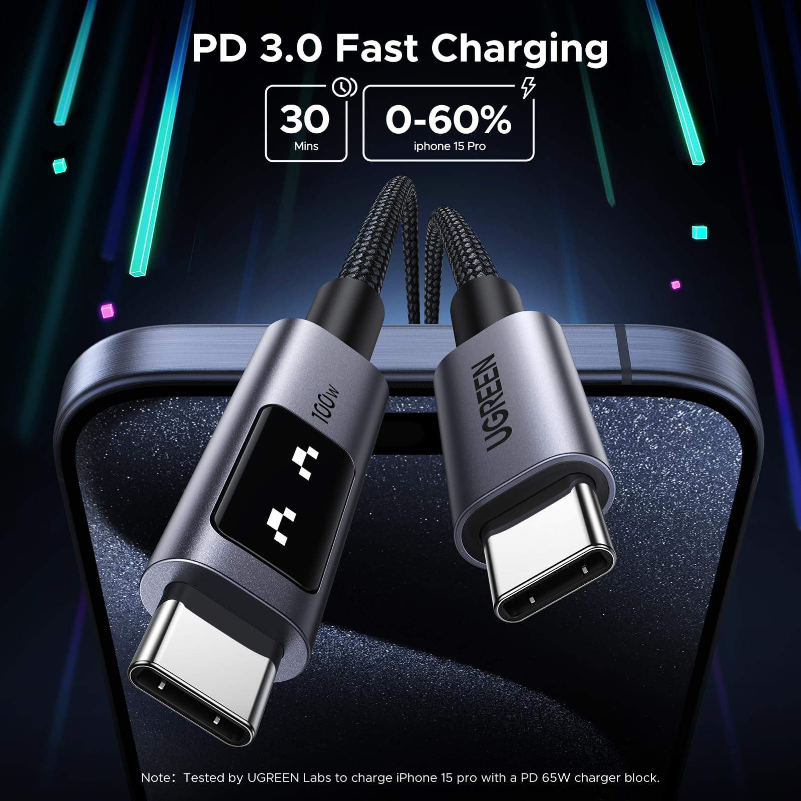 UGREEN USB C to USB C Cable 100W Fast Charging