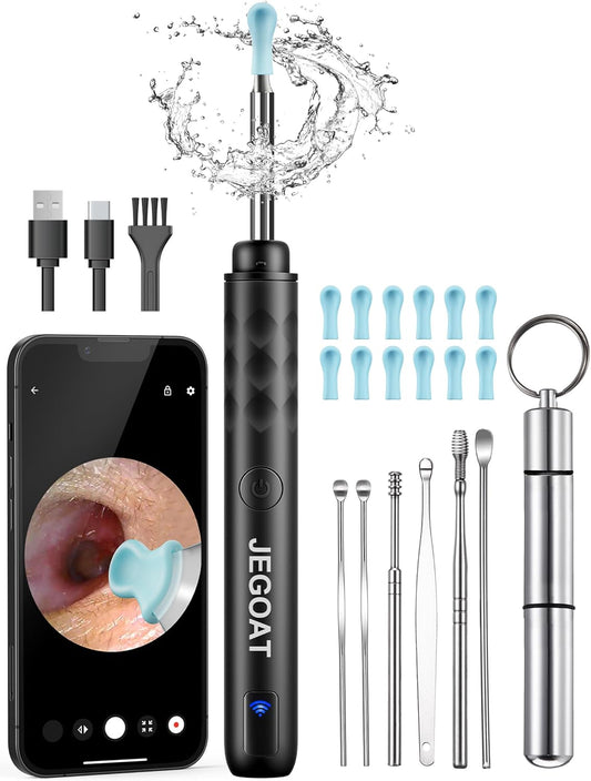 1296P HD Ear Wax Removal Camera Kit With 6 LED Lights