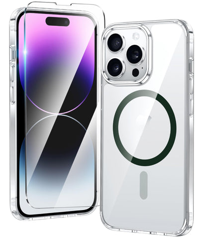 FNTCASE Clear Case For iPhone 17 Pro Max Screen Protector