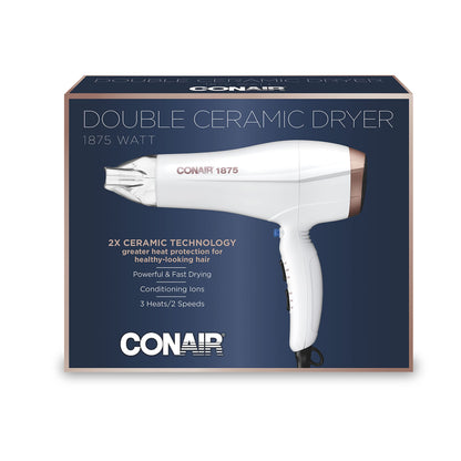 Conair Double Ceramic Hair Dryer for Sleek Styling