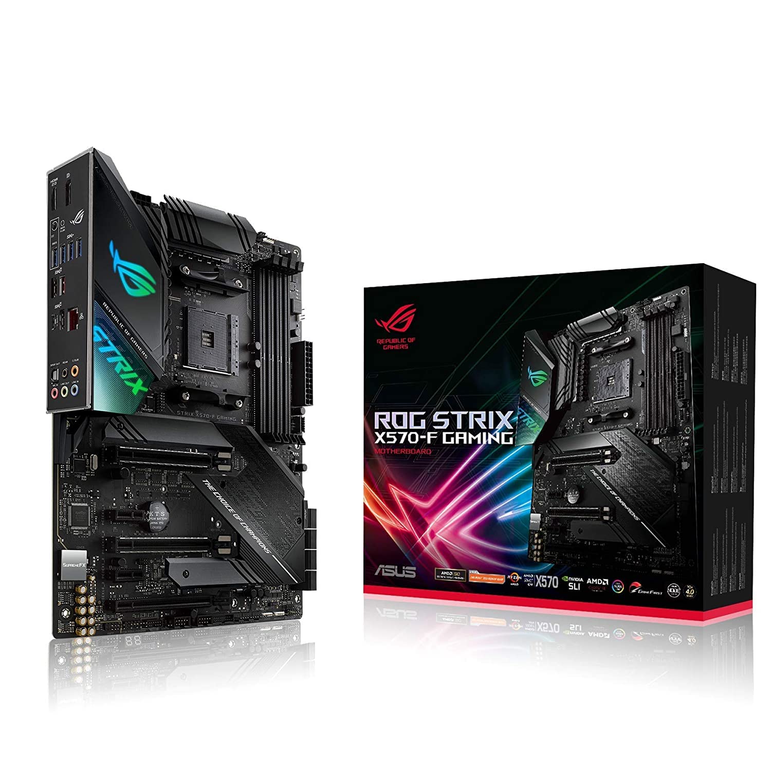 ASUS ROG Crosshair X870E Hero Motherboard with AI Overclocking