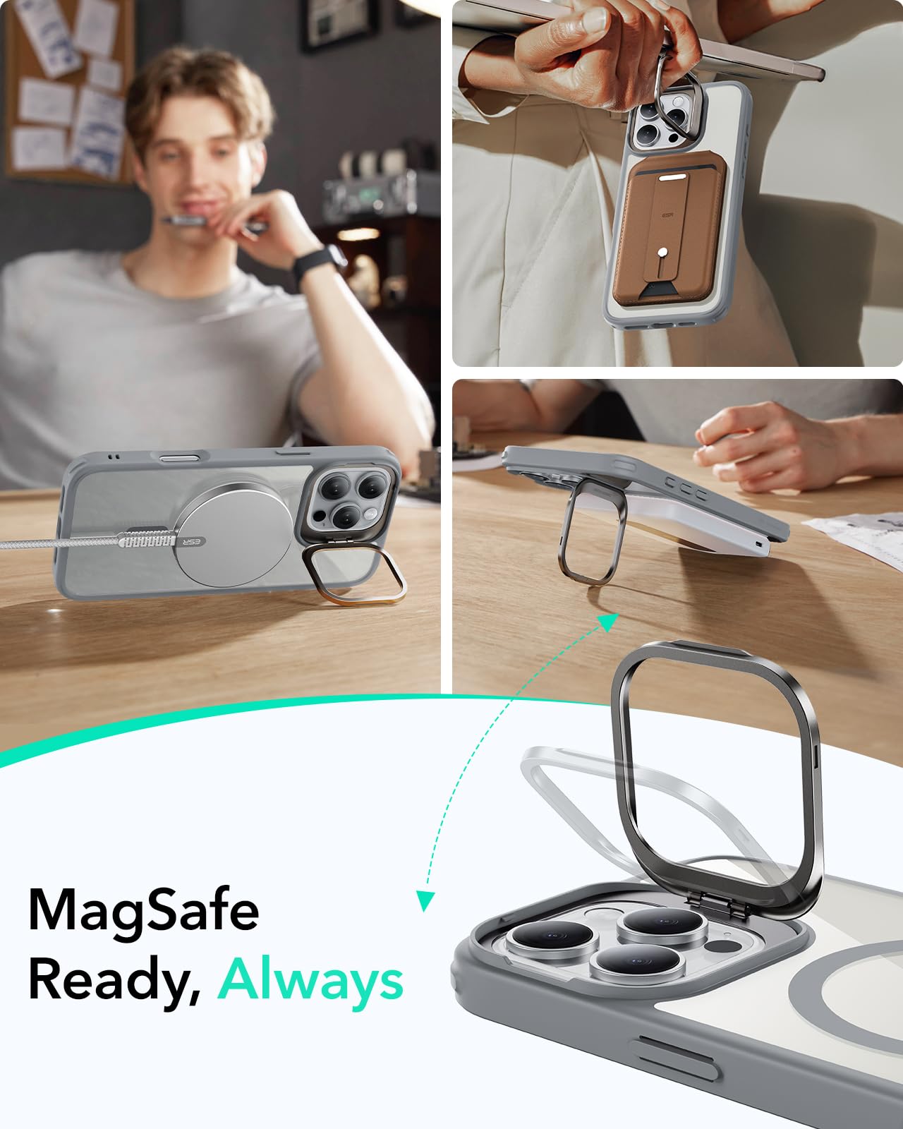 Military-Grade Clear Case for iPhone 16 Pro Max