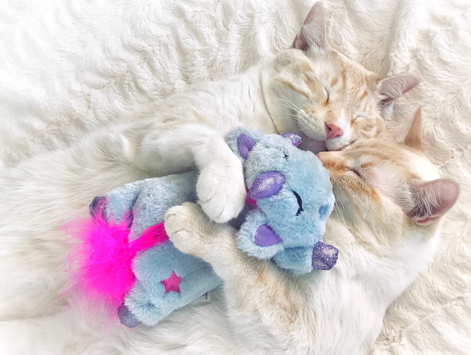 Calming Cat Toy with Purring Sound for Stress Relief