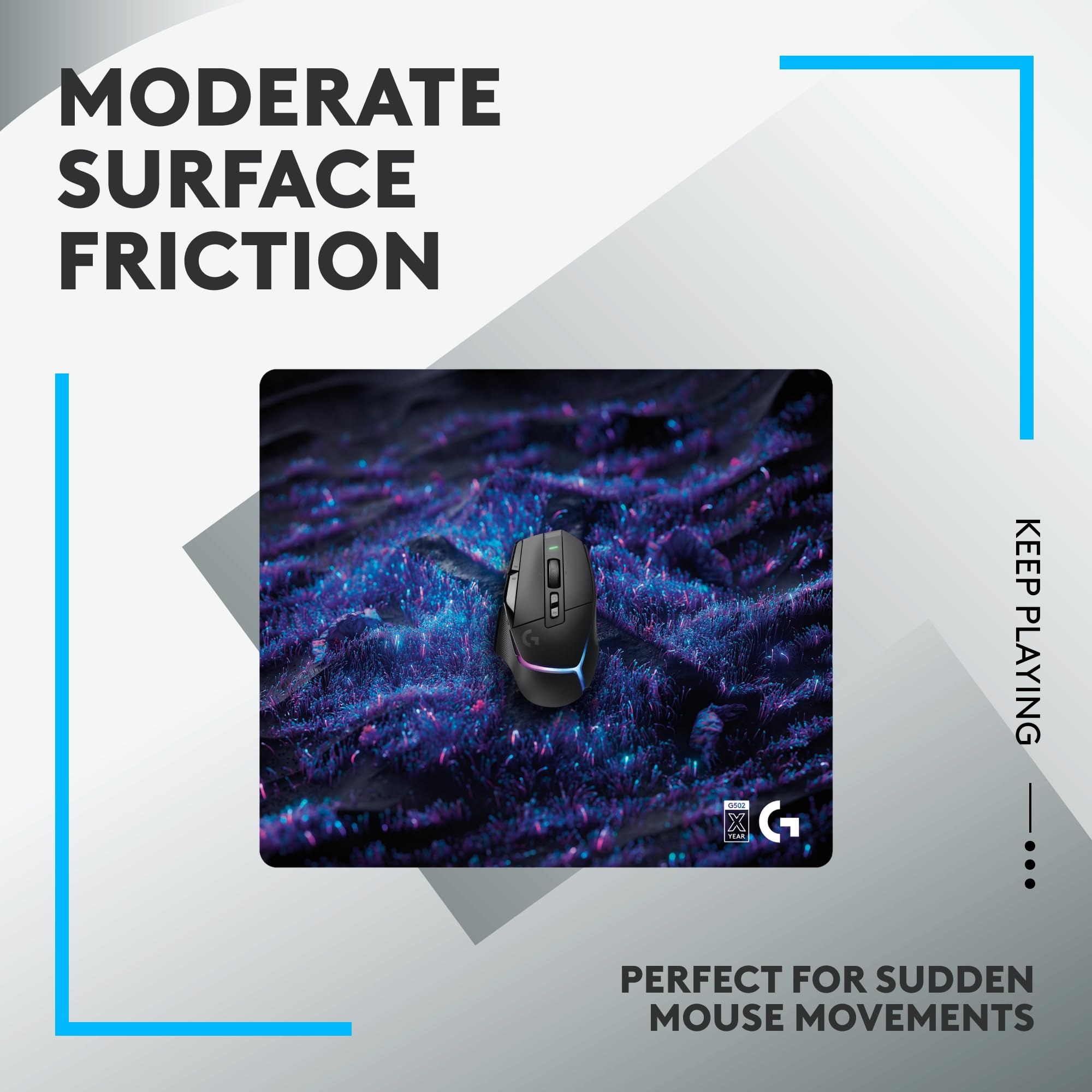 Logitech G840 XL Gaming Mouse Pad for Enhanced Comfort
