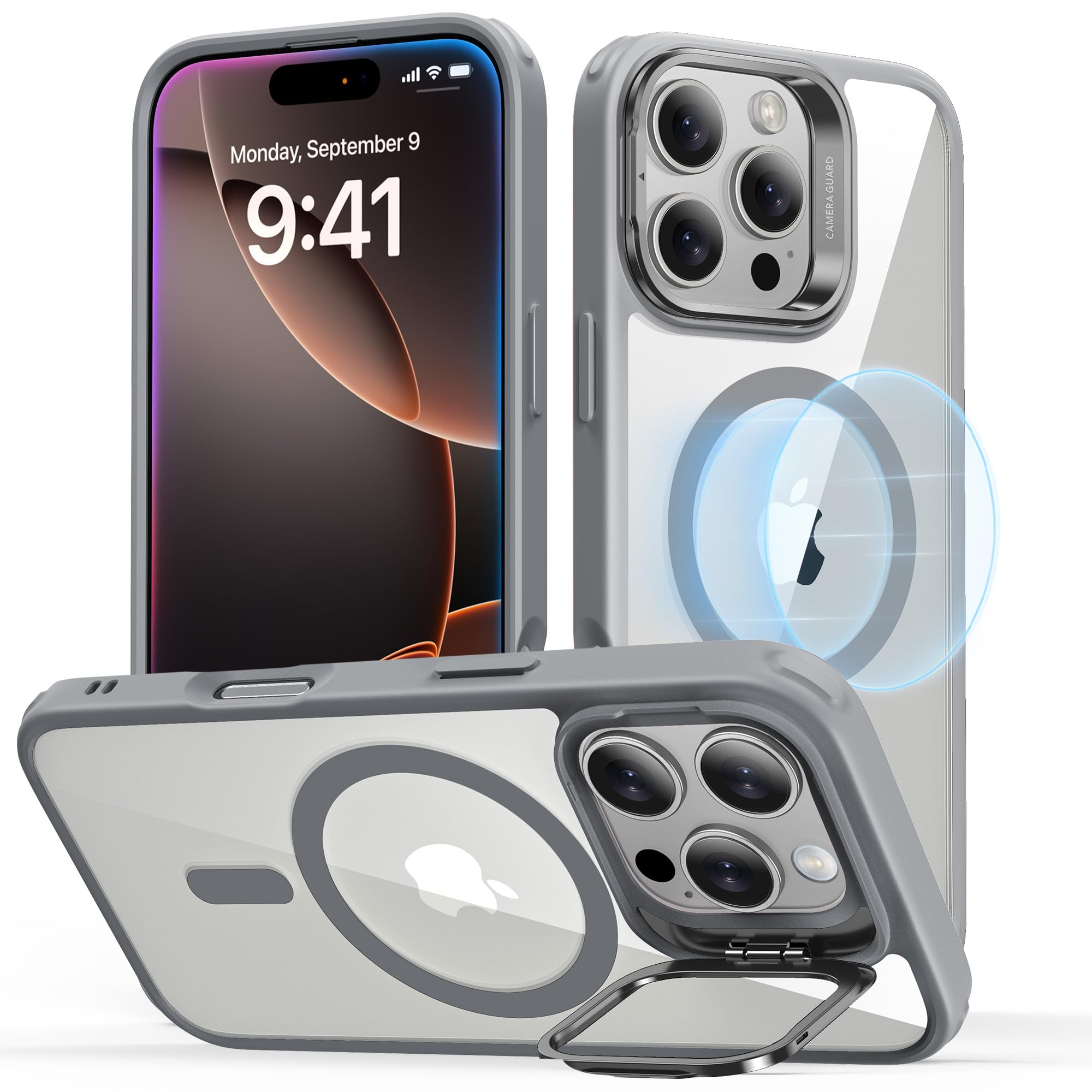 Military-Grade Clear Case for iPhone 16 Pro Max