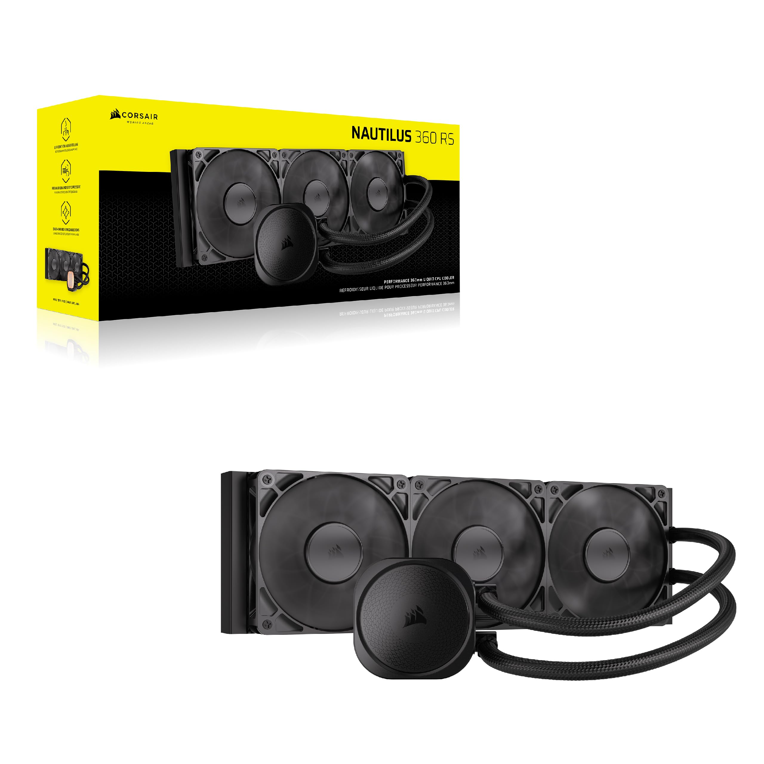 Corsair Nautilus 360 RS ARGB Liquid CPU Cooler