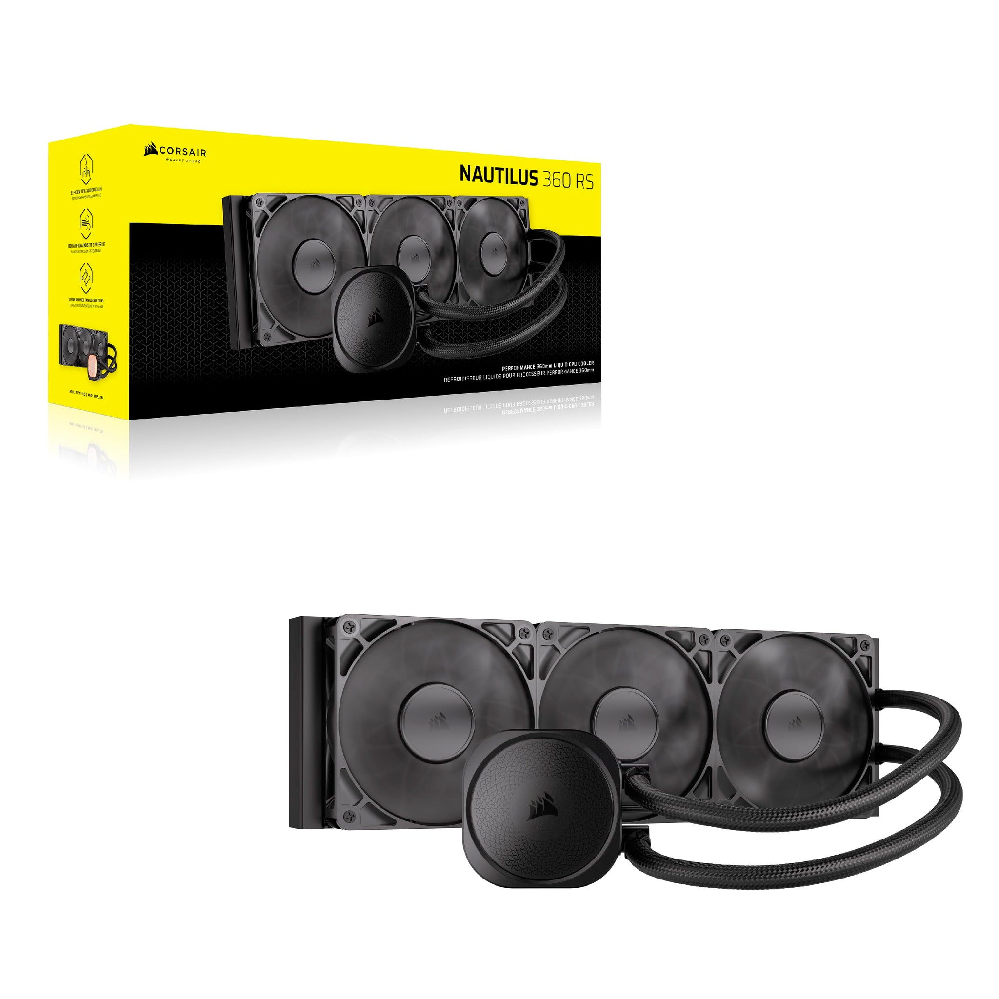Corsair Nautilus 360 RS ARGB Liquid CPU Cooler