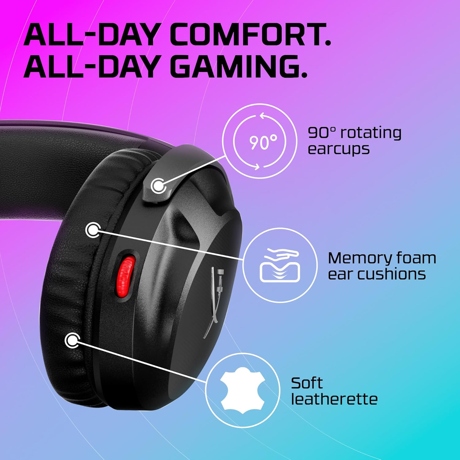 Lightweight Gaming Headset with DTS Audio Technology