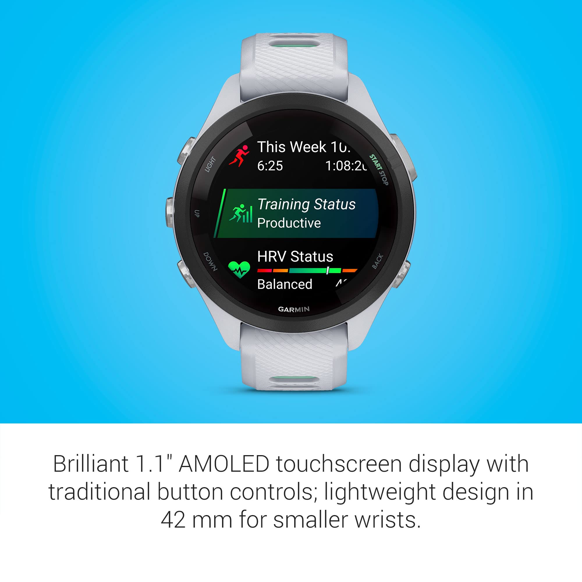 Garmin Forerunner 265 Running Watch With Training Insights