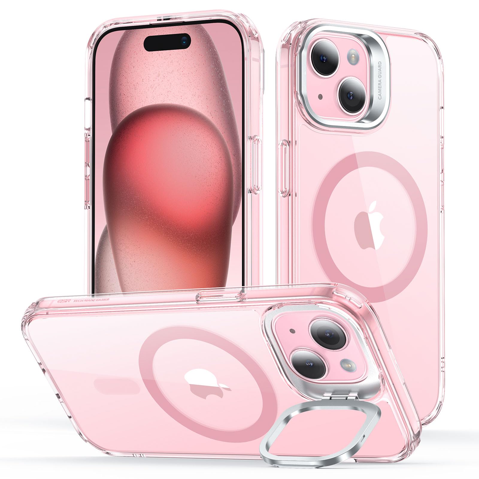 Military-Grade iPhone 16 Pro Max Case with Built-in Stand