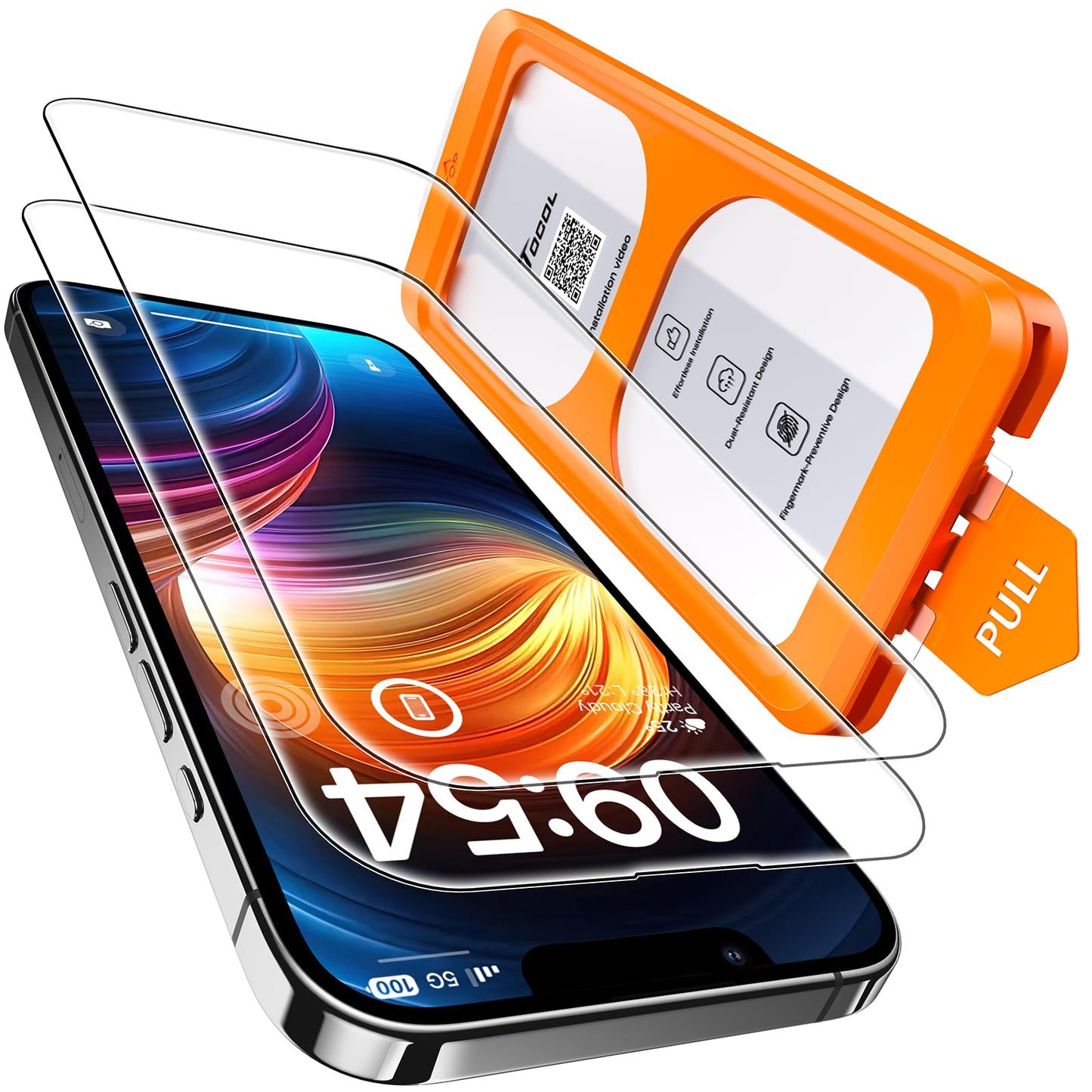 TOCOL iPhone 17 Pro Max Screen Protector 6.9 Inch Glass