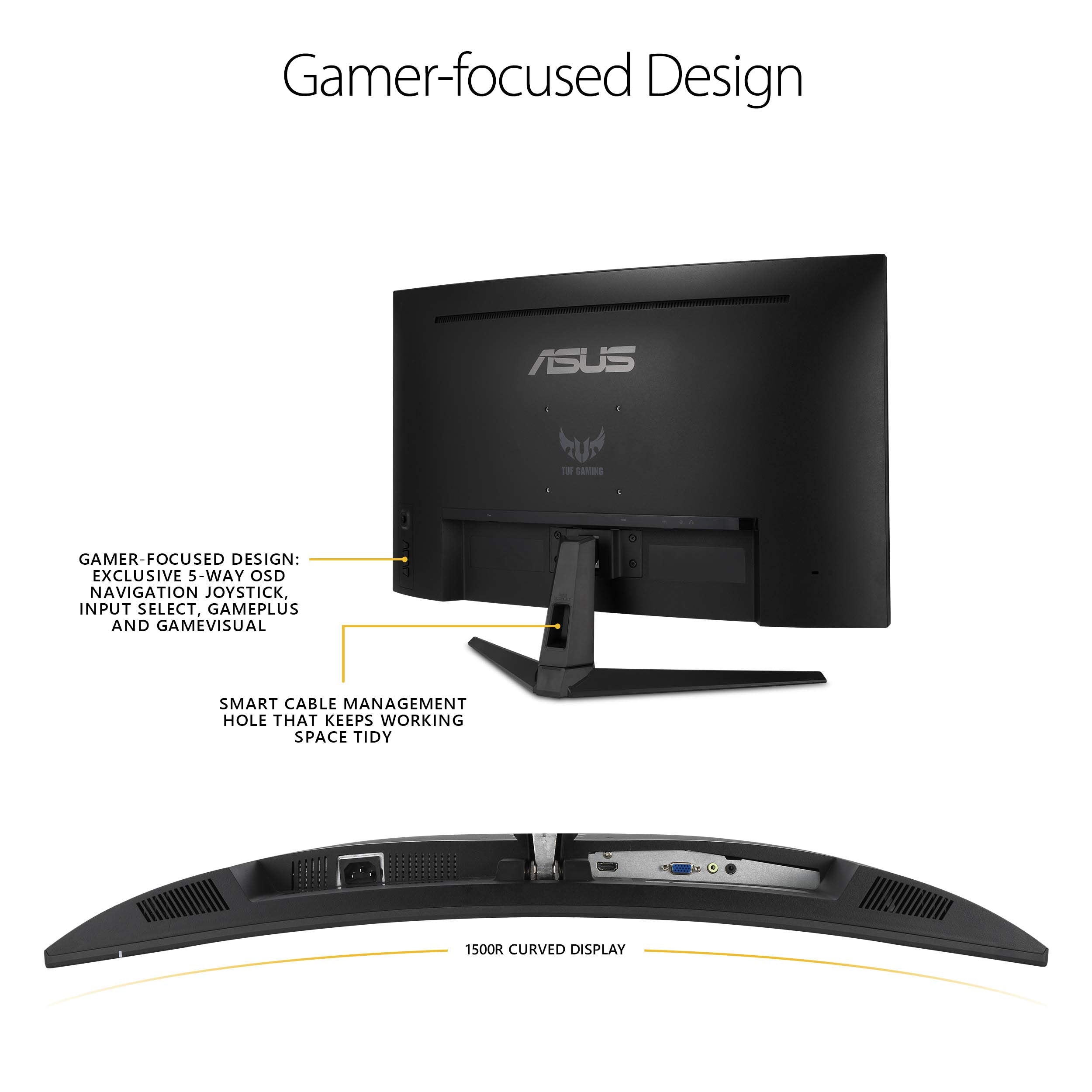 ASUS TUF Gaming 32 Inch Curved Monitor for Smooth Gameplay