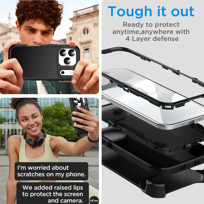 AICase Belt Clip Holster Case For IPhone 17 Pro Max 6 Inch